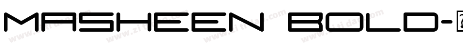 Masheen Bold字体转换